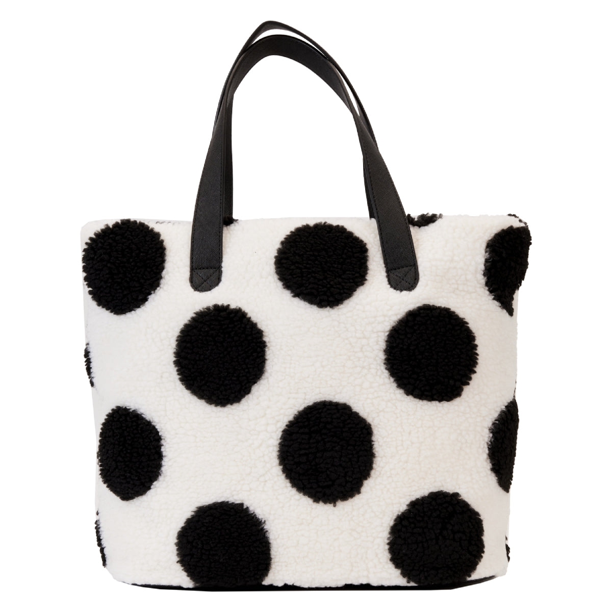 Loungefly Disney Minnie Mouse Rocks The Dots Classic Sherpa Tote