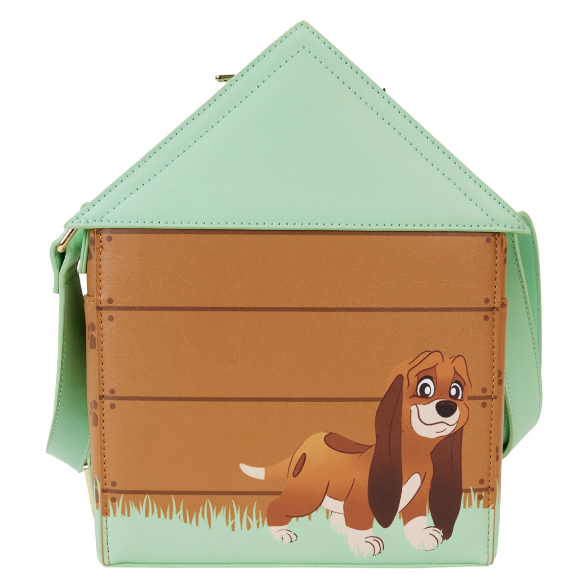 Bolso bandolera con forma lenticular triple con diseño de casa para perros Disney I Heart Disney Dogs de Loungefly