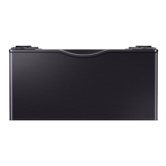 Pedestal para lavandería Samsung de 27" con cajón de almacenamiento - Negro cepillado