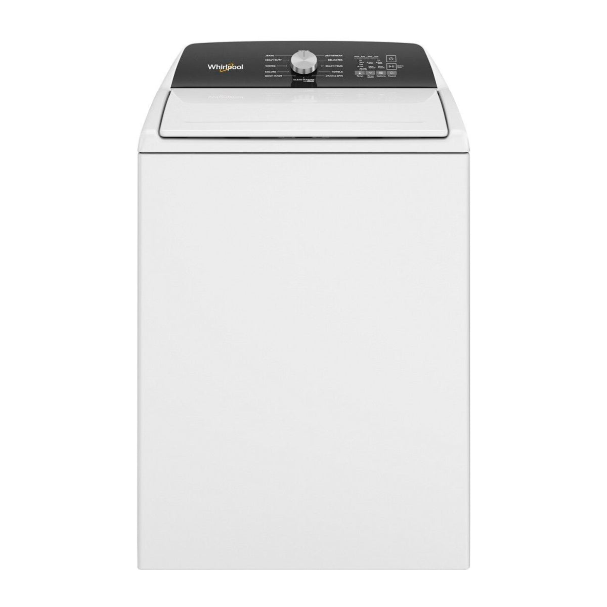 Lavadora Whirlpool WTW5010LW de carga superior con impulsor y grifo incorporado, 4,6 pies cúbicos, color blanco