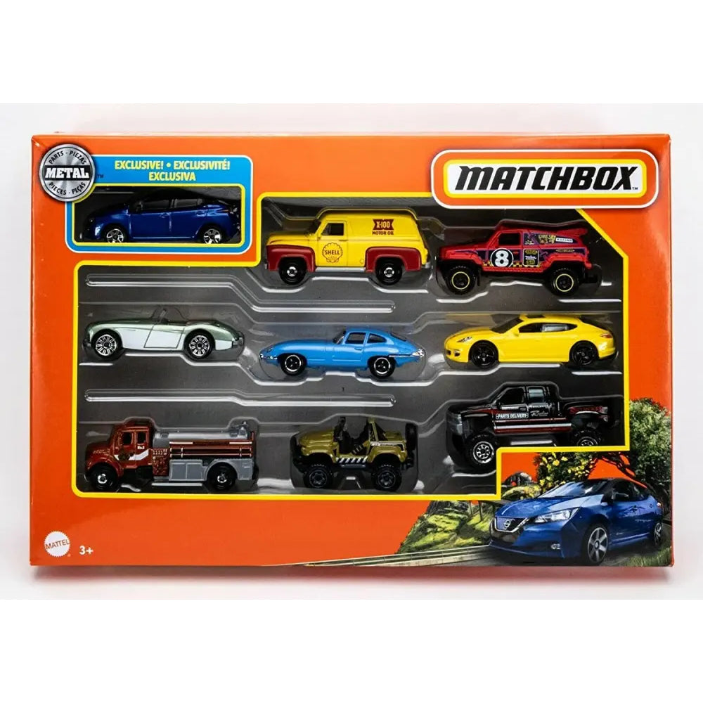 Coches o camiones de juguete de fundición a presión de Matchbox (juego de 9) - Surtido