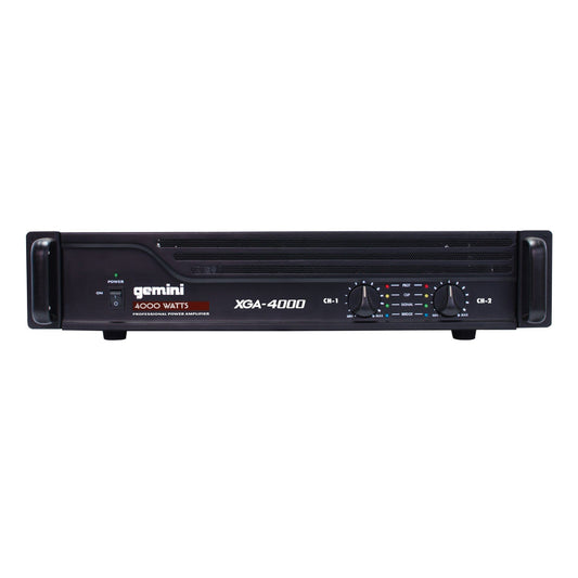 Amplificador de potencia profesional de clase AB Gemini XGA-4000, color negro