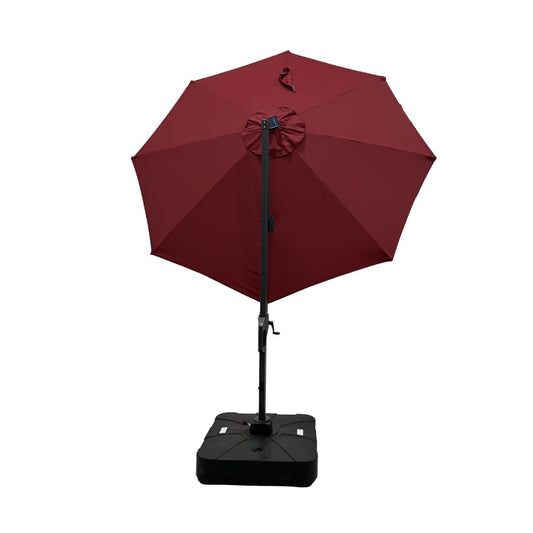 TOI Roma Hanging LED Light Umbrella - Red/Black